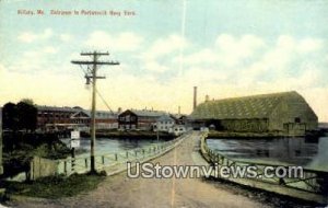 Portsmouth Navy Yard in Kittery, Maine