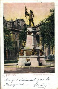 Canada Montreal Monument Maissonneuve 05.65