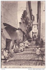 Une Rue Arabe, Stairs, Constantine, Algeria, Africa, 1900-1910s