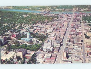 Pre-1980 AERIAL VIEW OF TOWN Topeka Kansas KS AF0437