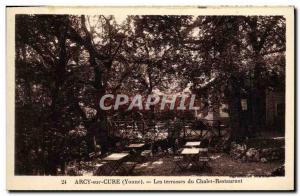 Old Postcard Arcy On Cury Les Terrasses du Chalet Restaurant