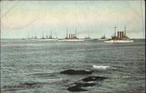 ROCKPORT MA Fleet in Harbor c1910 Postcard