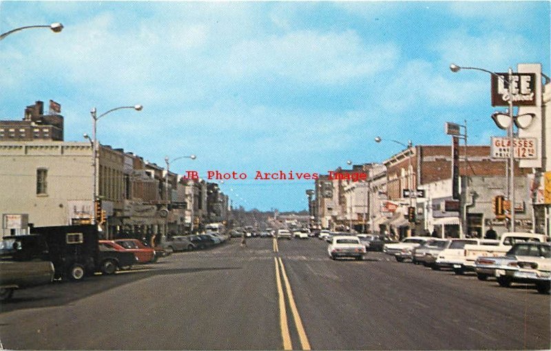 MO, Columbia, Missouri, East Broadway, Looking West, Cars, Roberts Pub No C24334