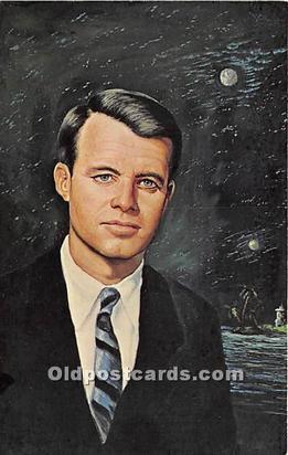 Robert Kennedy Postcard President Bobby Kennedy Postcard Artist Morris Katz