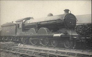 Railroad Train LNER 649 Vintage Real Photo RPPC Postcard