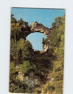 Postcard Arch Rock Mackinac Island Michigan USA