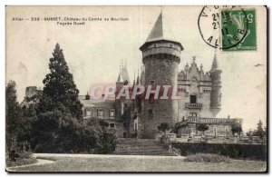 Busset - Castle of Count de Bourbon - West Facade - Old Postcard