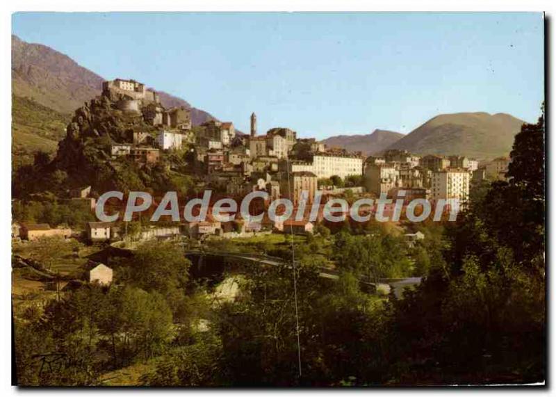 CPSM Unforgettable Corsica Corte View