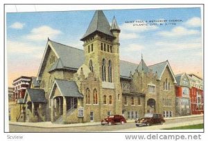 Exterior, Saint Paul's Methodist Church, Atlantic City, New Jersey, 30-40s