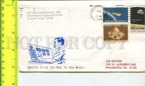 424753 USA 1969 year Apollo 11 Way to Monn Houston COVER