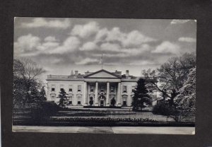 DC White House Washington D C Black & White Postcard ARTCARD Political PC