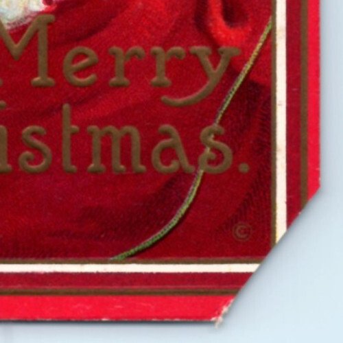 Santa Claus Christmas Postcard Telephone