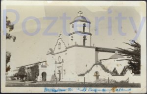 SAN DIEGO MISSION RPPC () SAN DIEGO CALIFORNIA