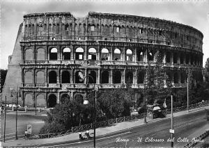 B97859 roma il colosseo dal colle oppio real photo italy