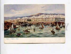 3173638 ALGIER port by PERLBERG Vintage postcard