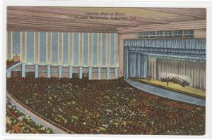 Theater Interior Purdue University Lafayette Indiana linen postcard