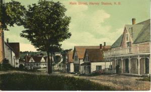 Harvey Station NB New Brunswick ~ Main Street, Harvey ~ c1911 Vintage Postcard