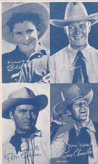 Cowboy Arcade Card Bob Steele Jack Luden Peter Cookson Lane Chandler