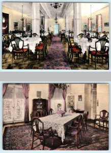 2 Postcards TIFFIN, Ohio OH ~ Handcolored DAUGHTERS OF AMERICA National Home