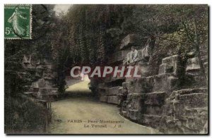 Paris (14) - The Montsouris- The Park Tunnel Post Card Old