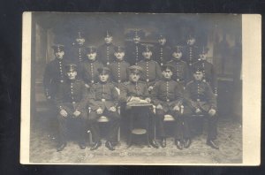 RPPC GROUP OF SOLDIERS GERMANY GERMAN WWP VINTAGE REAL PHOTO POSTCARD