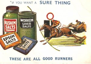 Horse Racing. If you want  a sure thing.. Bamforth Comic Ser. PC # 0980