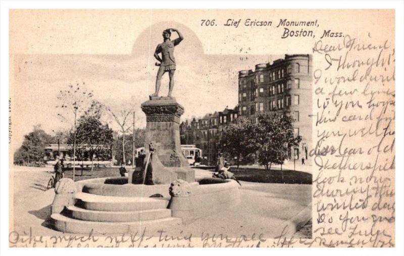 Massachusetts Boston ,  Lief Ericson Monument