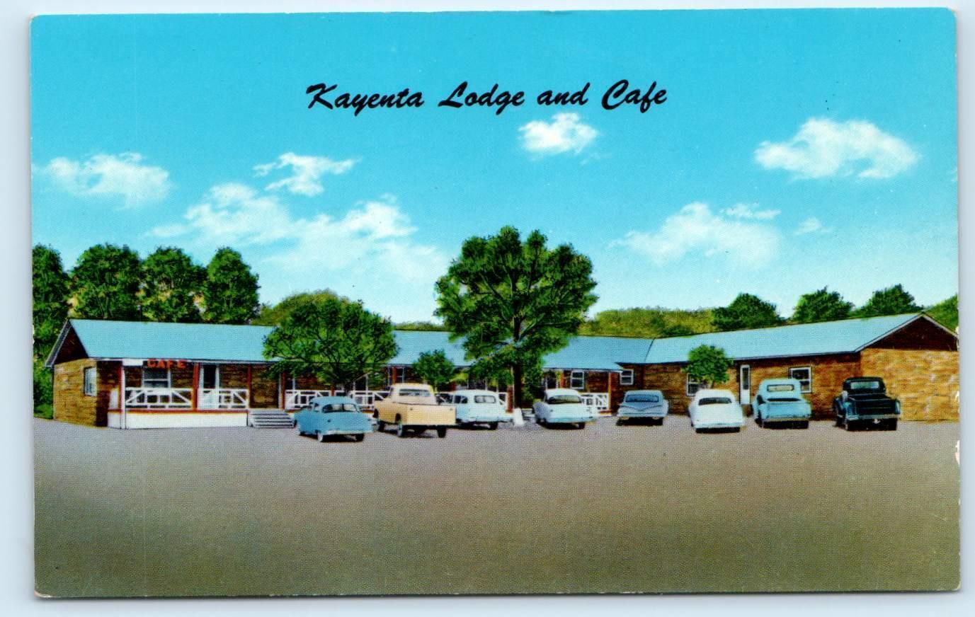 KAYENTA, Arizona AZ Roadside KAYENTA LODGE & CAFE Navajo County 1950s