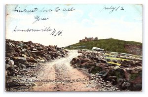 White Mts. N. H. Summit House From Mt. Washington New Hampshire c1906 Postcard