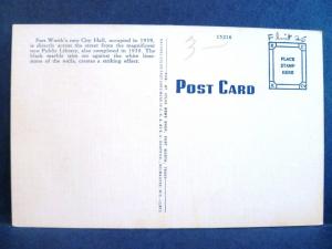 Postcard TX Fort Worth City Hall