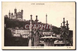 Postcard Old Lyon Artistic Coteau de Fourviere