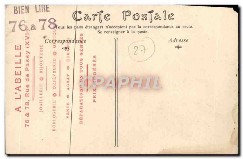 Old Postcard Evreux The Episcopal Palace