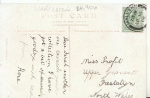 Worcestershire Postcard - Worcester Cathedral From South West  - Ref 8093A