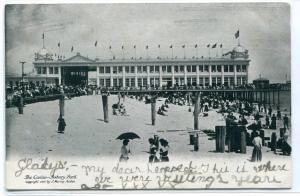 The Casino Asbury Park New Jersey 1907c postcard