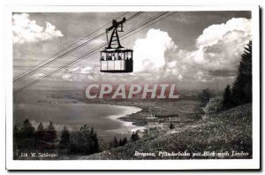 Old Postcard Bregenz Pfanderbalm mit Blick nach Lindan