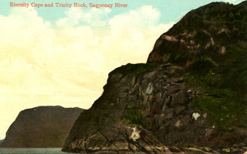 Canada - Quebec,   Eternity Cape & Trinity Rock, Saguenay River