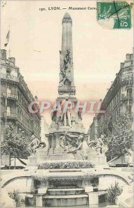 Postcard Old Lyon Monument Carnot