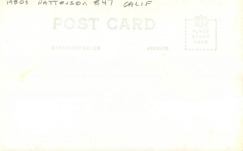 Postcard RPPC California Redwood Highway Patterson 847 1930s 23-7551