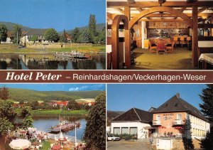 Reinhardshagen, Veckerhagen Germany  HOTEL PETER Restaurant~Ferry  4X6 Postcard