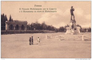 Il Piazzale Michelangiolo Con La Loggetta E Il Monumento In Onore Di Michelan...