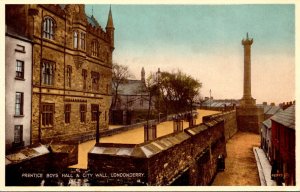 Ireland Londonderry Prentice Boys Hall and City Wall