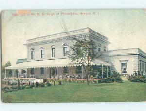 Divided-Back KNIGHT MANSION Newport Rhode Island RI d2004