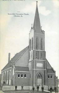 IA, Cherokee, Iowa, Immaculate Conception Church, Curteich No 10320