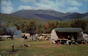 White Mountains NH Dolly Copp Campground c1950-60s Vintage Postcard