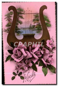 Old Postcard Vive Ste Cecile