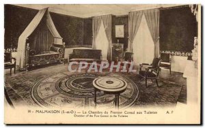 Old Postcard Malmaison The Chamber Of First Consul at the Tuileries
