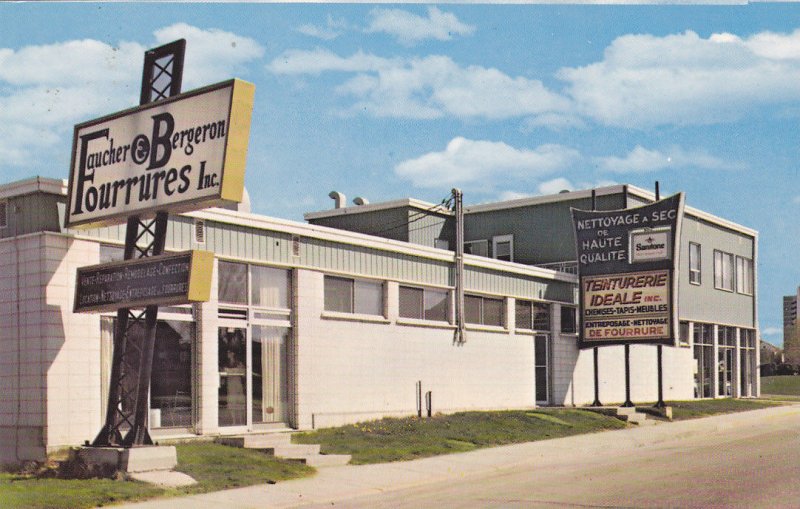 Faucher & Bergeron , Fourrures Inc , JONQUIERE , Quebec , Canada , 50-60s