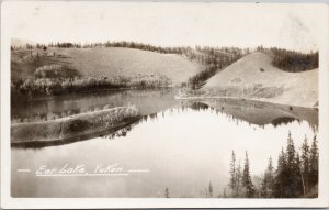 Ear Lake YT Yukon near Whitehorse Real Photo Postcard E89