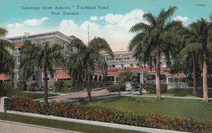 Postcard Greetings from Jamaica Titchfield Hotel Port Antonio