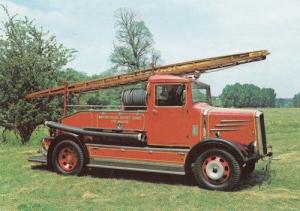 Dennis Light Four Watford Fire Engine Postcard